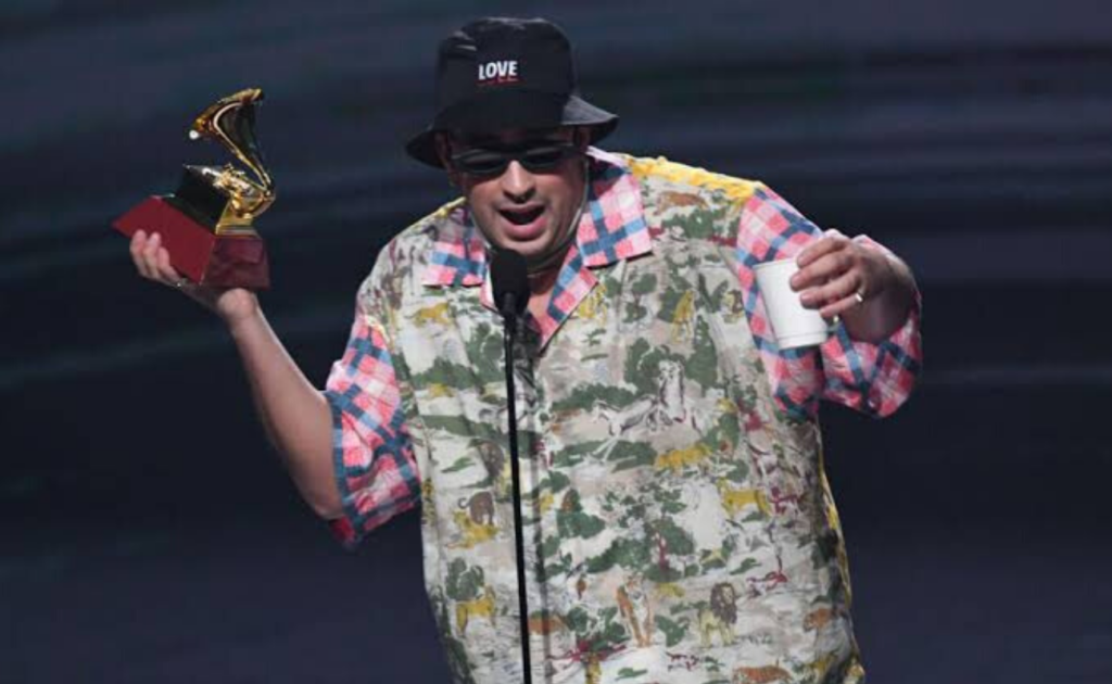 En cuanto a Mejor Álbum de Música Urbana lo ganó Bad Bunny con “X 100PRE”. 
Foto: KEVIN WINTER/GETTY IMAGES.