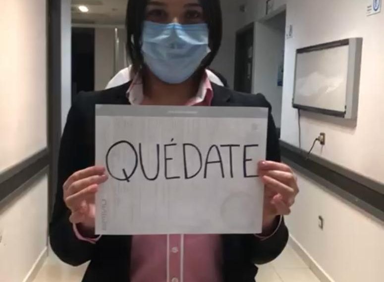 Doctores del Hospital Civil de Culiacán se unen a la campaña “Quédate en casa”