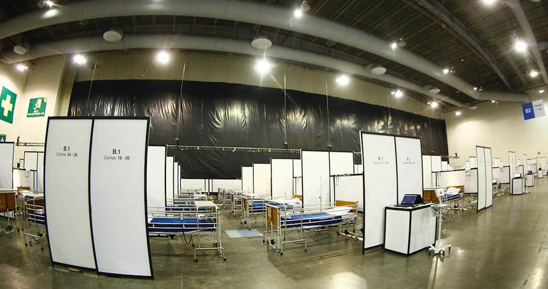 En sólo 21 días la UNAM construye un hospital especializado para pacientes con COVID-19