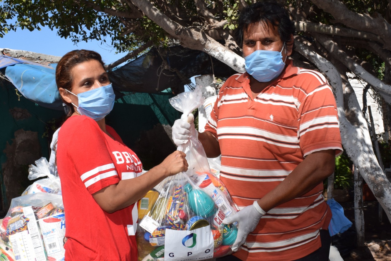 Familias de Paredones y de Campo Estrada se benefician con el programa de ayuda humanitaria de GPO