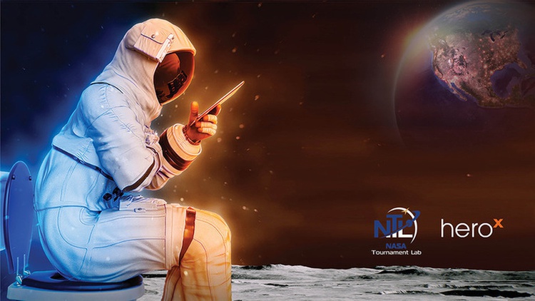 La NASA lanza convocatoria para para hacer un escusado que se pueda usar en la luna