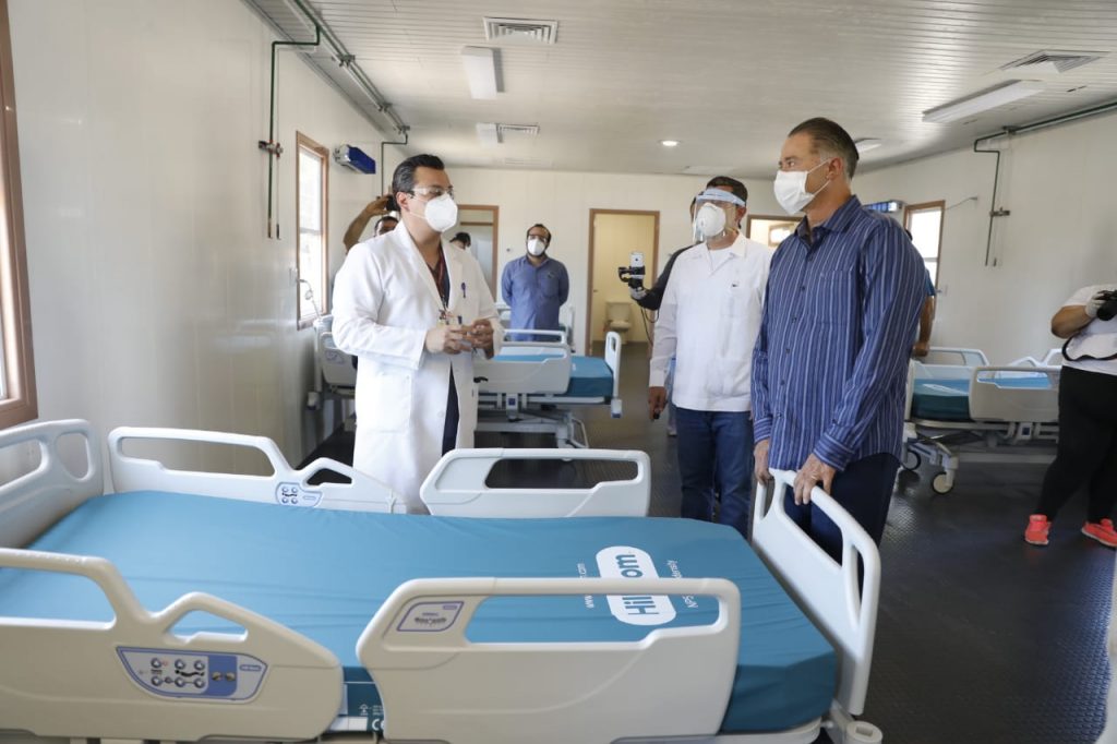 Grupo Coppel entrega tres hospitales prefabricados a Sinaloa para atender a pacientes con coronavirus