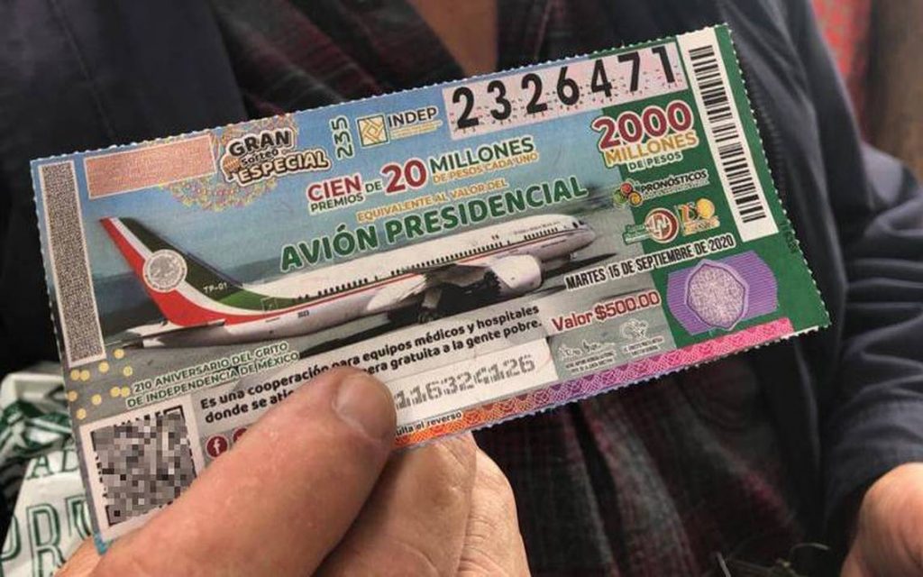 Se le darán a Sector Saludos Los ‘cachitos’ de la rifa del avión presidencial que no se vendan