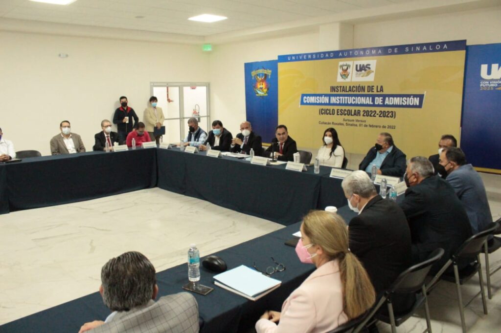 Instala la UAS la Comisión Institucional de Admisión para el Ciclo Escolar 2022-2023