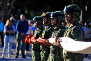 Autoridades conmemoran el 257 Aniversario del Natalicio de Don José María Morelos y Pavón