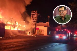 SSPE investiga incendio en restaurante de Culiacán en medio de ola de violencia