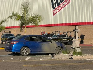 Explosión y balacera en cenotafio del hijo del “Chapo” Guzmán en Tres Ríos, Culiacán