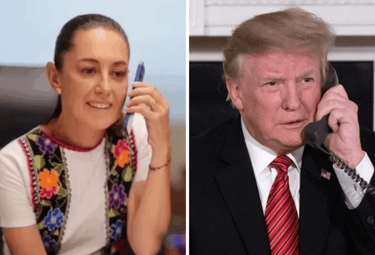 Claudia Sheinbaum revela que sostuvo conversación con Trump ¿De qué platicaron? Claudia Sheinbaum y Donald Trump