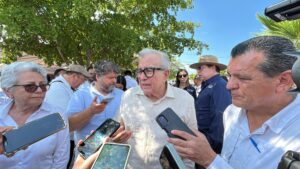 Gobernador de Sinaloa, Rubén Rocha Moya pide calma a los productores en las casetas