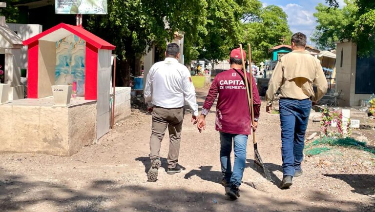 También queda prohibido el ingreso de vehículos a los panteones en el Día de Muertos: PC Culiacán Recorrido en Panteones de Culiacán