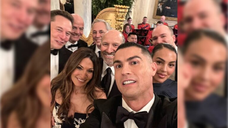 Cristiano Ronaldo acudió a una cena en la Casa Blanca