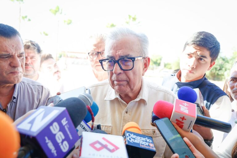 Gobernador de Sinaloa, Rubén Rocha Moya en entrevista