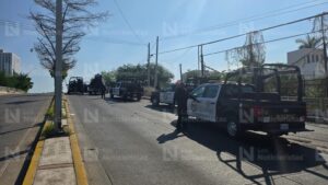Persecución de sujeto armado en Culiacán