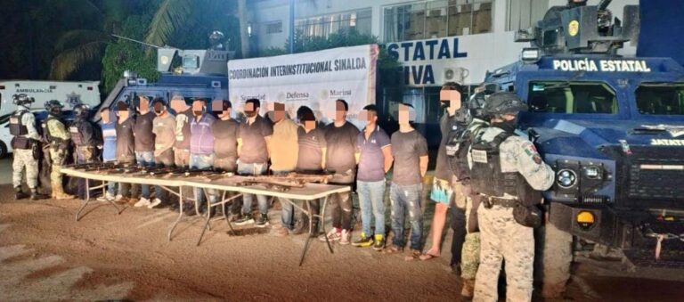 Sicarios detenidos en Navolato