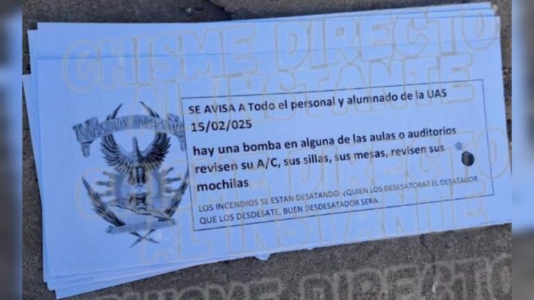 Asi fueron los mensajes de amenazas en escuelas