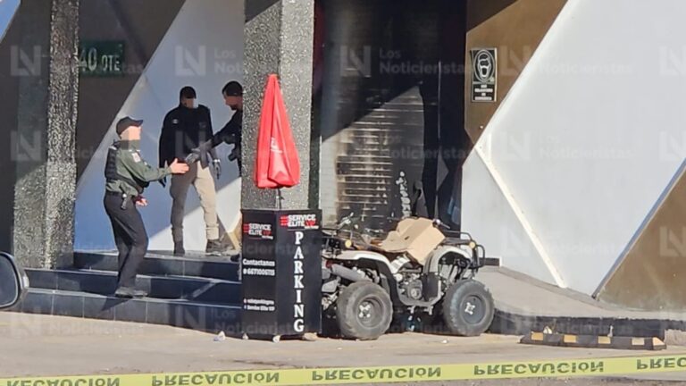 Queman casino en sector de Villa Universidad en Culiacán