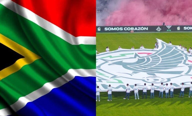México contra Sudafrica en el mundial