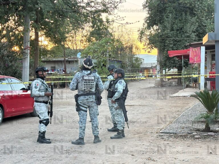 Asesinato en colonia de Culiacán