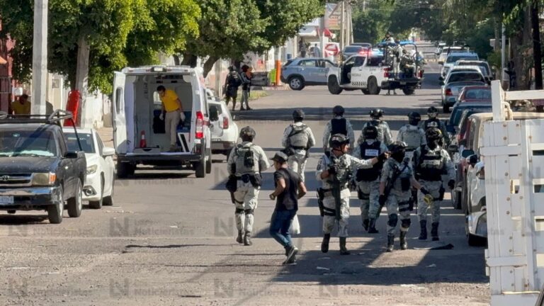 Ataque a balazos en el centro de Culiacán
