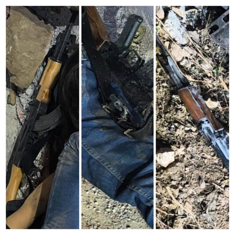 Decomiso en colonia la Cascada en Culiácán