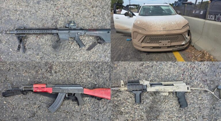 Decomiso tras enfrentamiento en carretera Culiacán El Dorado