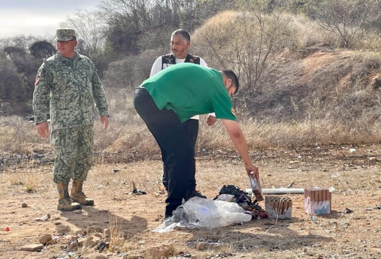 Destrucción de pirotecnia