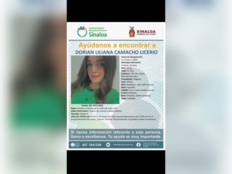 Ficha de Búsqueda de Dorian Liliana