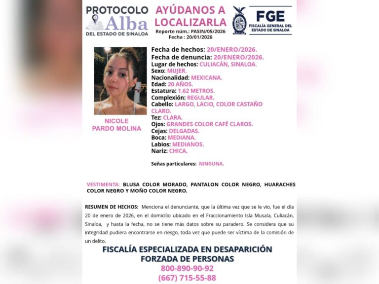 Ficha de Búsqueda de La Nicholette en Culiacán