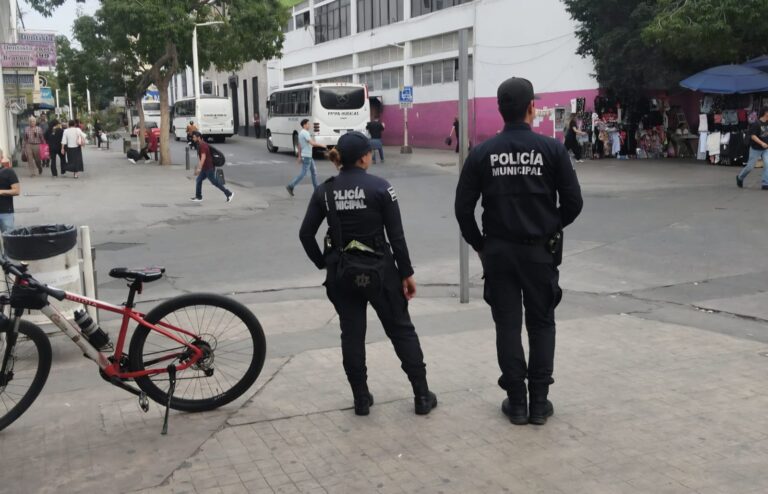 Operativo policias municipales en Culiacán
