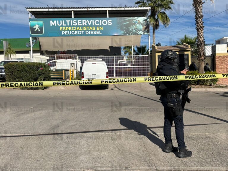 Ataque armado en taller mecánico en Culiacán