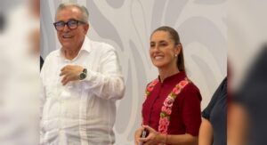 Claudia Sheinbaum y Rubén Rocha