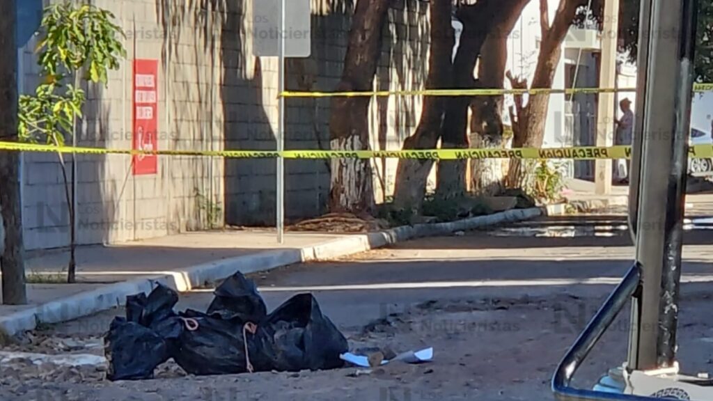 Encuentran embolsado en Culiacán