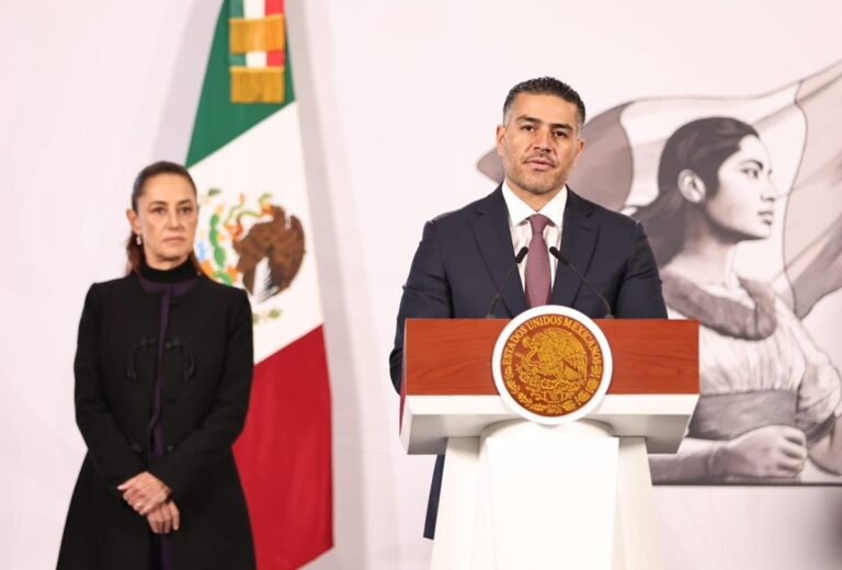 Omar García Harfuch en la Mañanera en CDMX