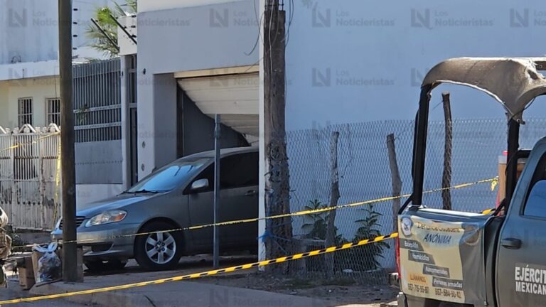 VIivienda baleada en la Revolución en Culiacán