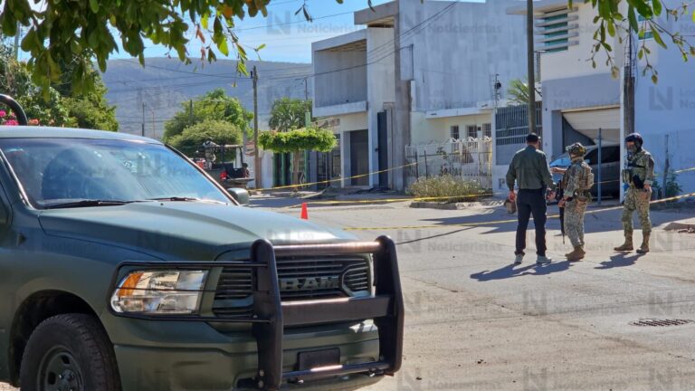 VIivienda baleada en la Revolución en Culiacán