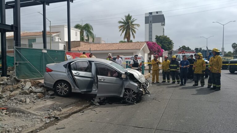 Accidente en el Malecón de Culiacán
