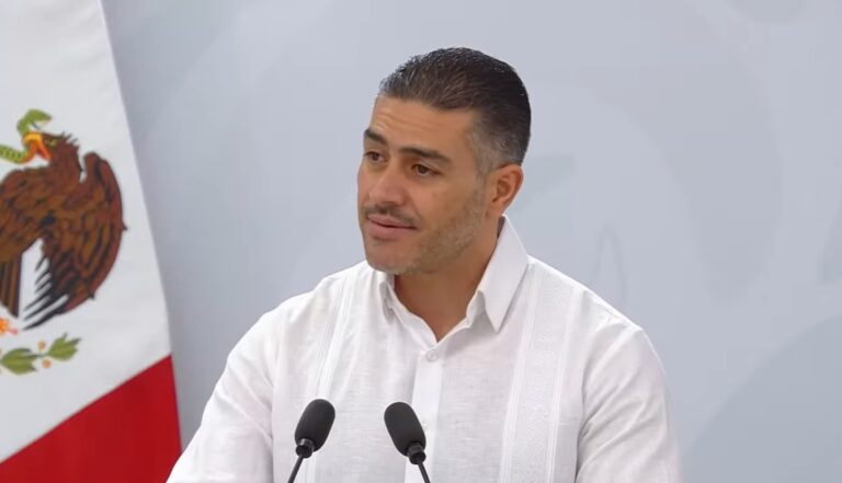 Omar García Harfuch en conferencia mañanera da detalles de operativo en El Salado