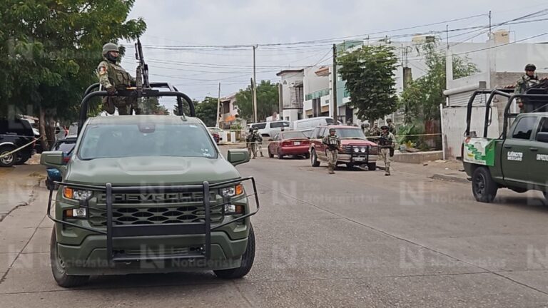 Operativo militar enn la Esthela Toledo en Culiacán