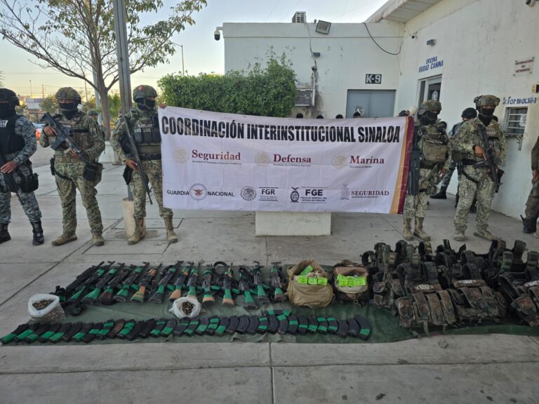 Detienen a 14 presuntos delincuentes tras agresión a militares en Escuinapa, Sinaloa