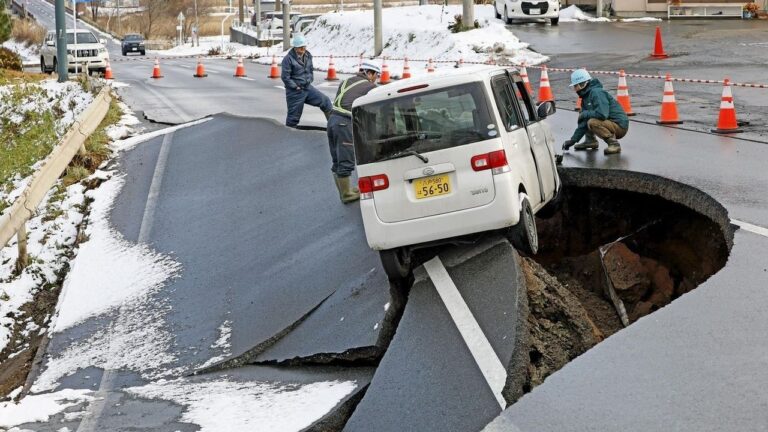 Sismo potente en Japon