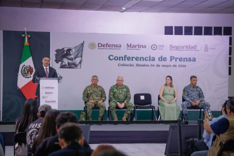 Confirma Harfuch seguridad de la Policía Estatal para Rocha tras acusaciones de EU Conferencia del Gabinete de Seguridad en Sinaloa