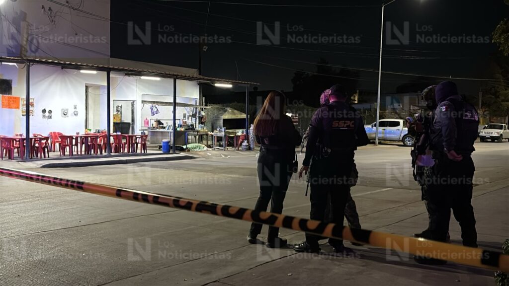 Dueño de una taquería es ejecutado a balazos en su negocio en el sector Pemex de Culiacán