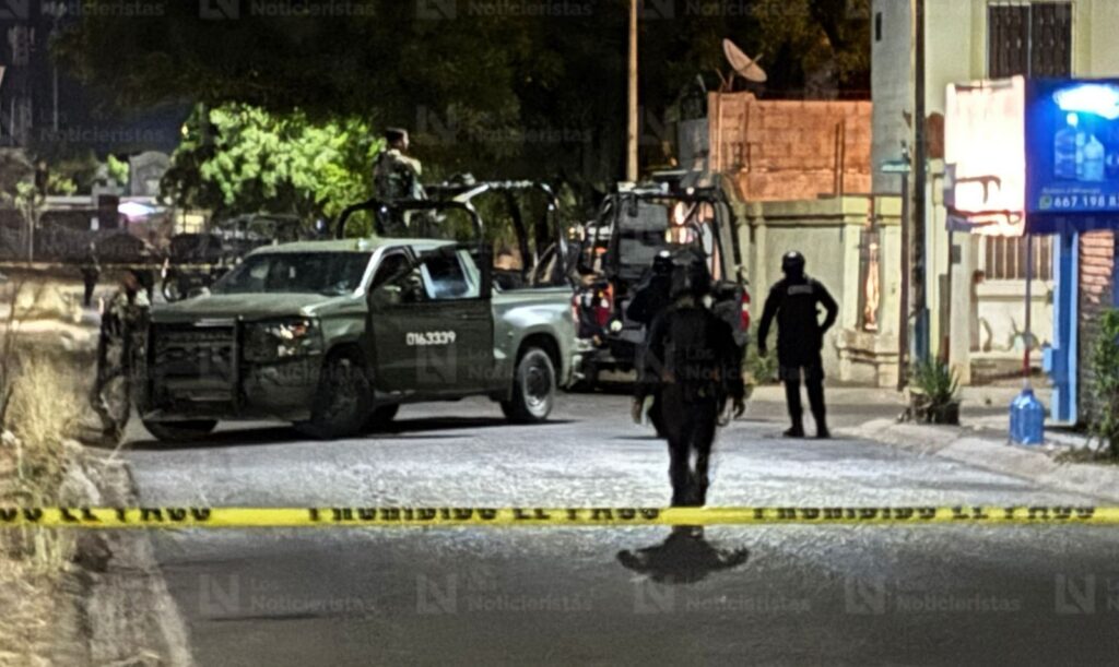 Enfrentamiento en el sector Cedros de Culiacán deja 2 policías lesionados y 3 delincuentes detenidos heridos