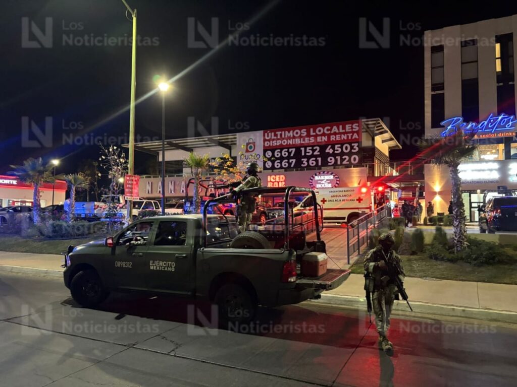 Atacan a balazos a un hombre al interior de una plaza de Valle Alto en Culiacán