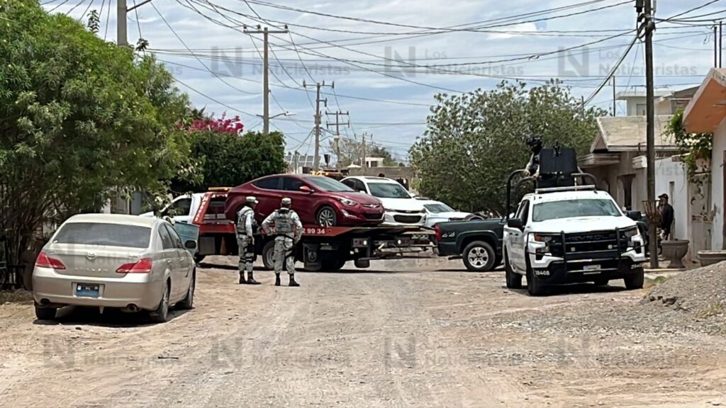 Aseguran dos vehículos durante operativo de la SSPC y Guardia Nacional en Lomas del Mar de Guasave, Sinaloa