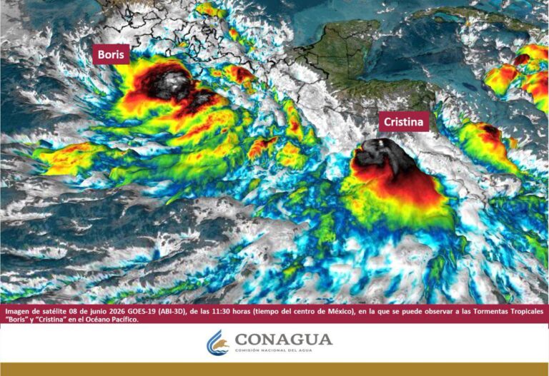 Tormenta tropical ‘Cristina’ se forma en el Pacífico; ‘Boris’ amenaza costas de México Tormenta tropical ‘Cristina’ se forma en el Pacífico; ‘Boris’ amenaza costas de México