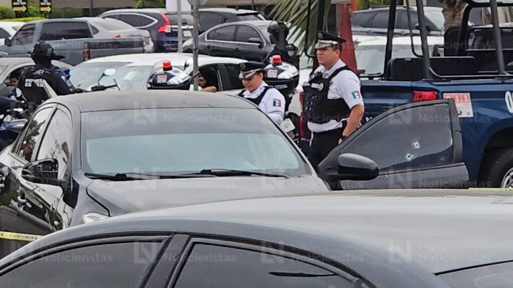 Atacan a balazos a policía de Tránsito de Culiacán cerca de la USE cuando viajaba con su familia