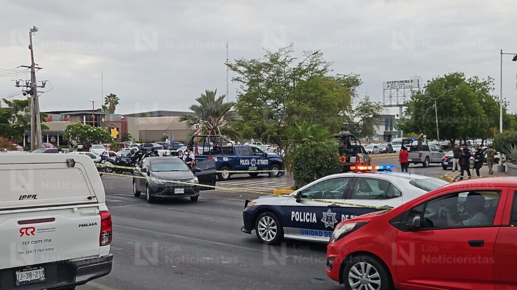 Atacan a balazos a policía de Tránsito de Culiacán cerca de la USE cuando viajaba con su familia