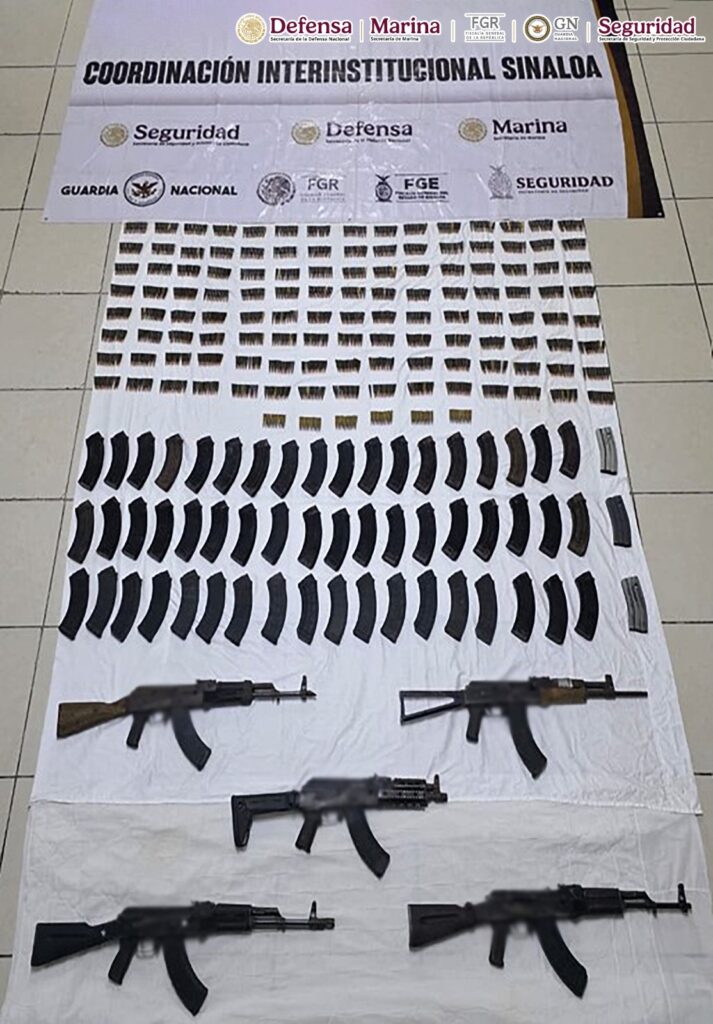 Dos extranjeros y un menor, entre los 7 sicarios detenidos en Mazatlán y Rosario, en Sinaloa