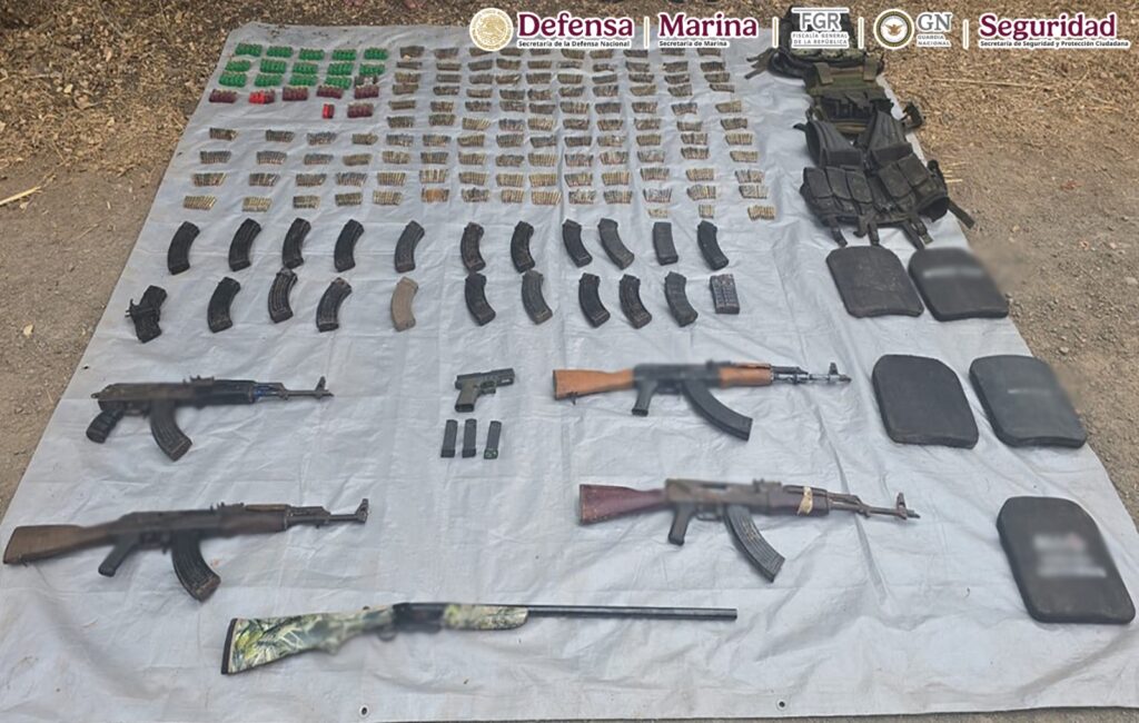 Dos extranjeros y un menor, entre los 7 sicarios detenidos en Mazatlán y Rosario, en Sinaloa